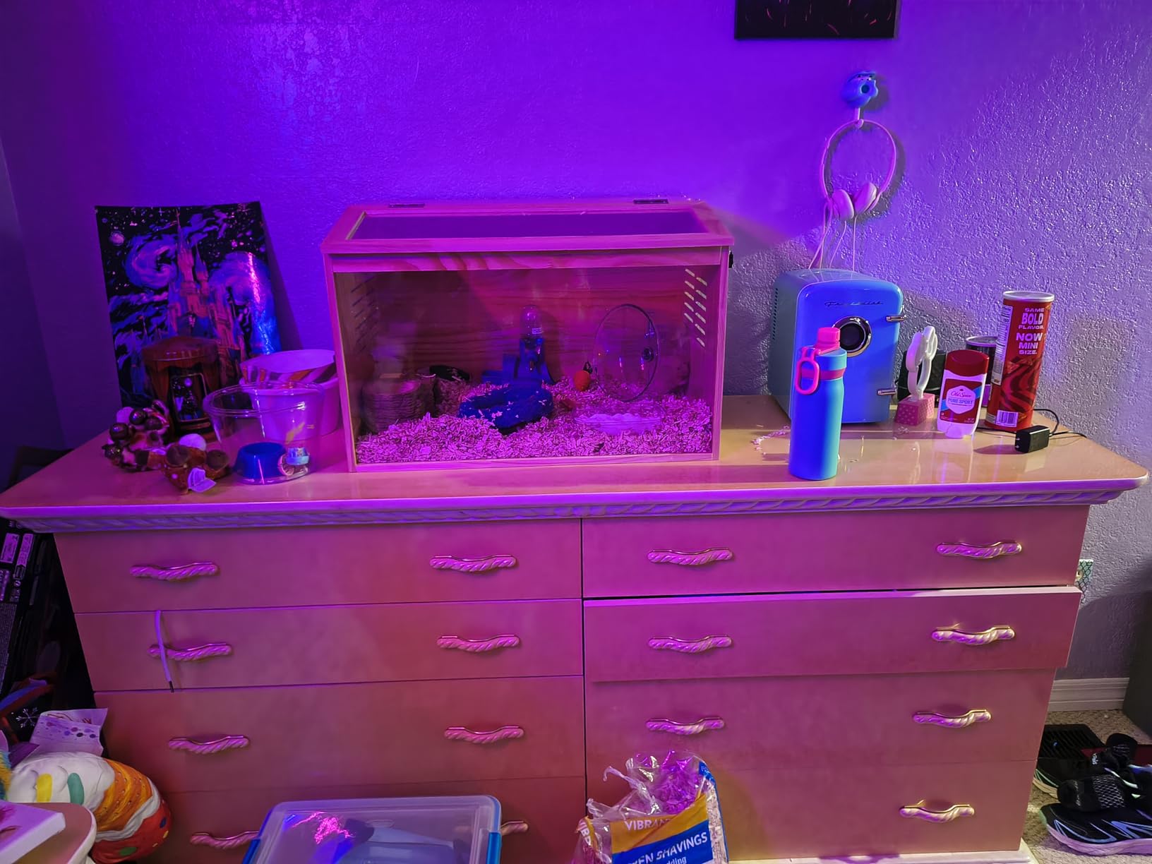 Wooden Hamster Cage,Chewproof,40