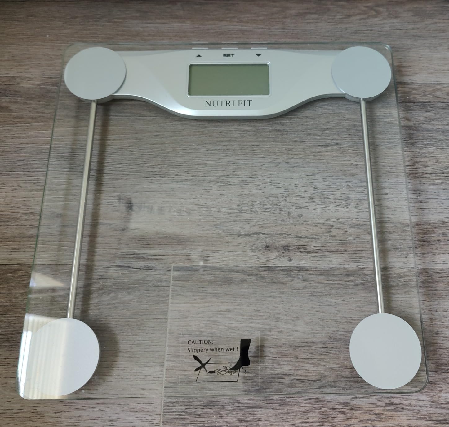 NUTRI FIT Digital Bathroom Scale for Body Weight 550lb Extra Large Display customer photo 1
