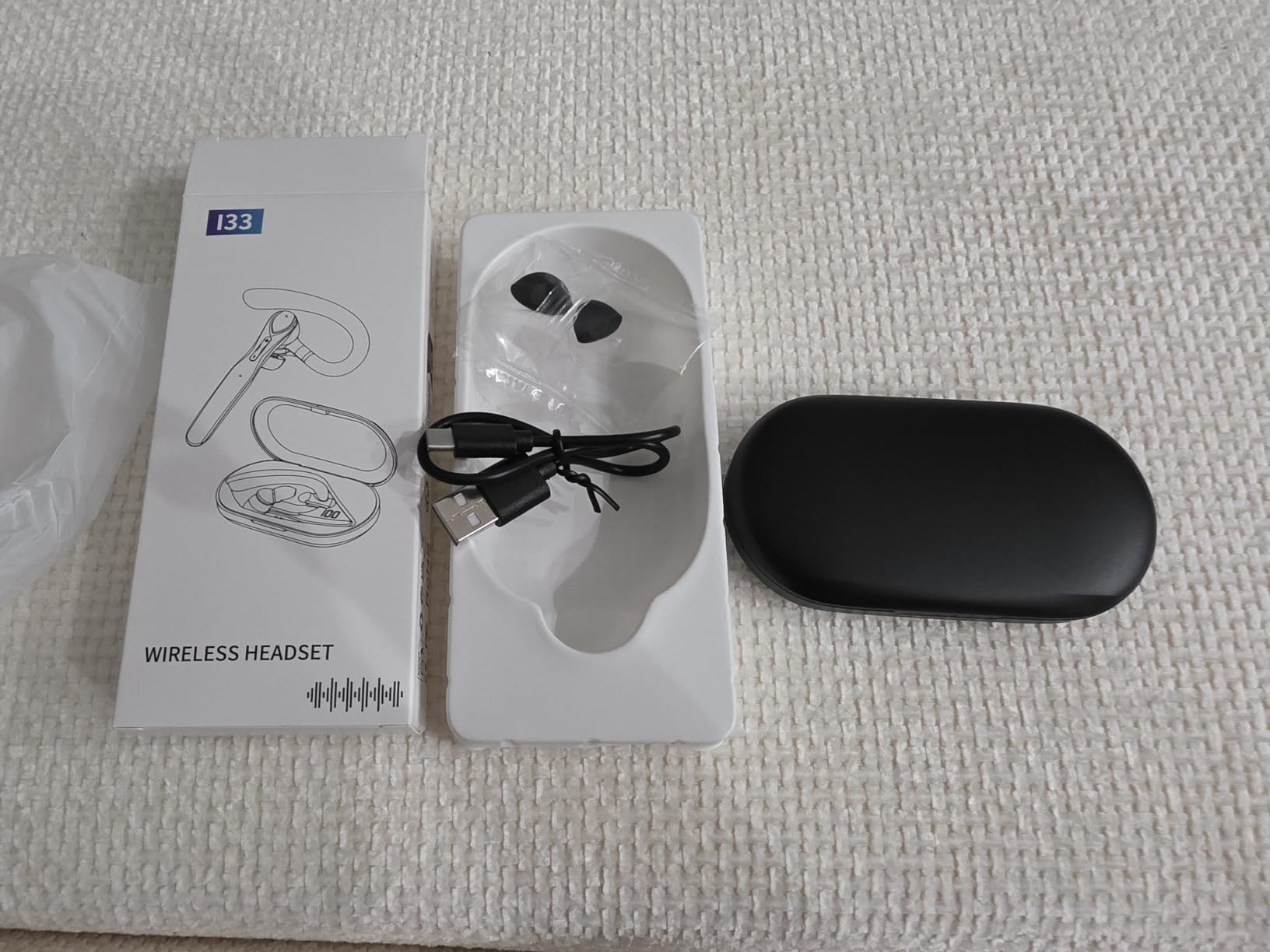Sisism Bluetooth Headset, Wireless Headset with Mic for Work customer photo 2