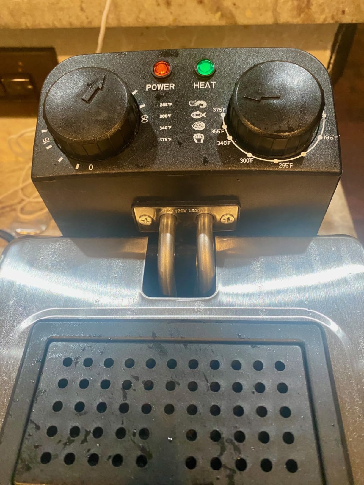 CATTLEMAN Deep Fryer with Oil Filtration, 1600W, 3L, Stainless Steel customer photo 2