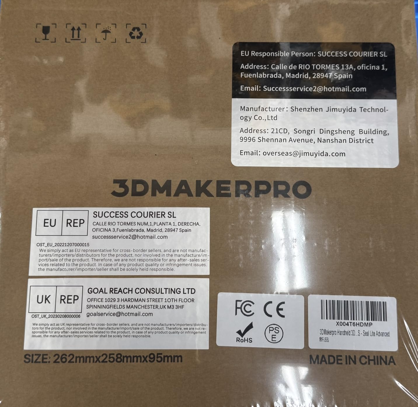 3DMakerpro 3D Scanner Seal Lite, Small-Format 3D Scanners for Printing, Blue Led Light Source, Up to 0.02mm Accuracy, Mono Texture Scanning (Premium Version) customer photo 1