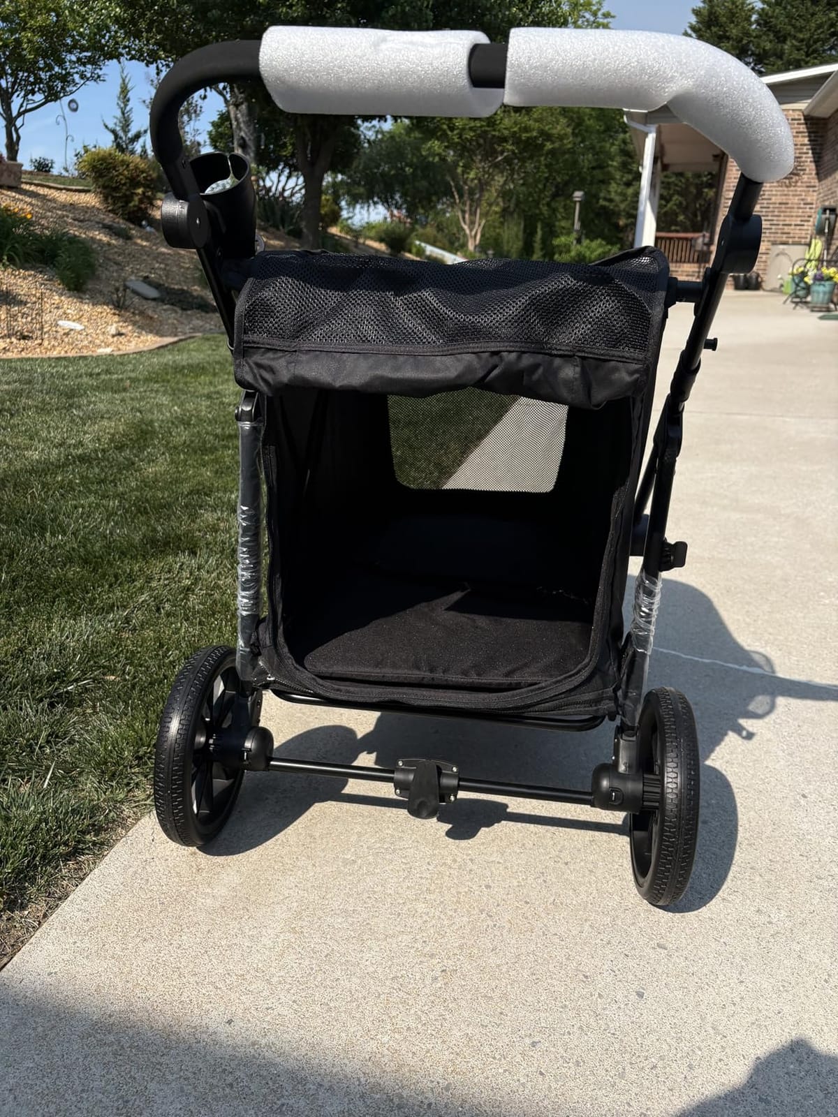 Dog Stroller for Large Dogs (Black, Large Pet Stroller) customer photo 1
