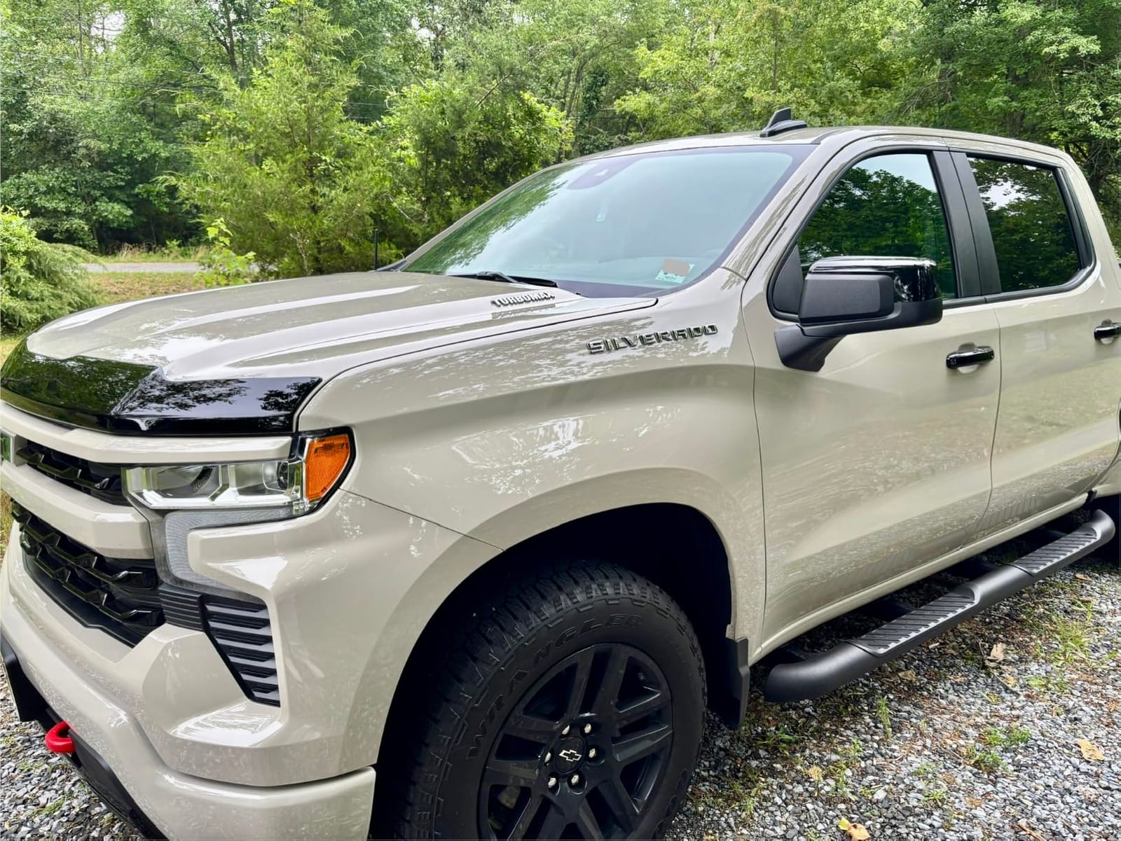 Rough Country Hood Protector for Chevy Silverado 1500 (2019-2026) – High-Density Thermoplastic, No-Drill 3M Install, Flat Black customer photo 1