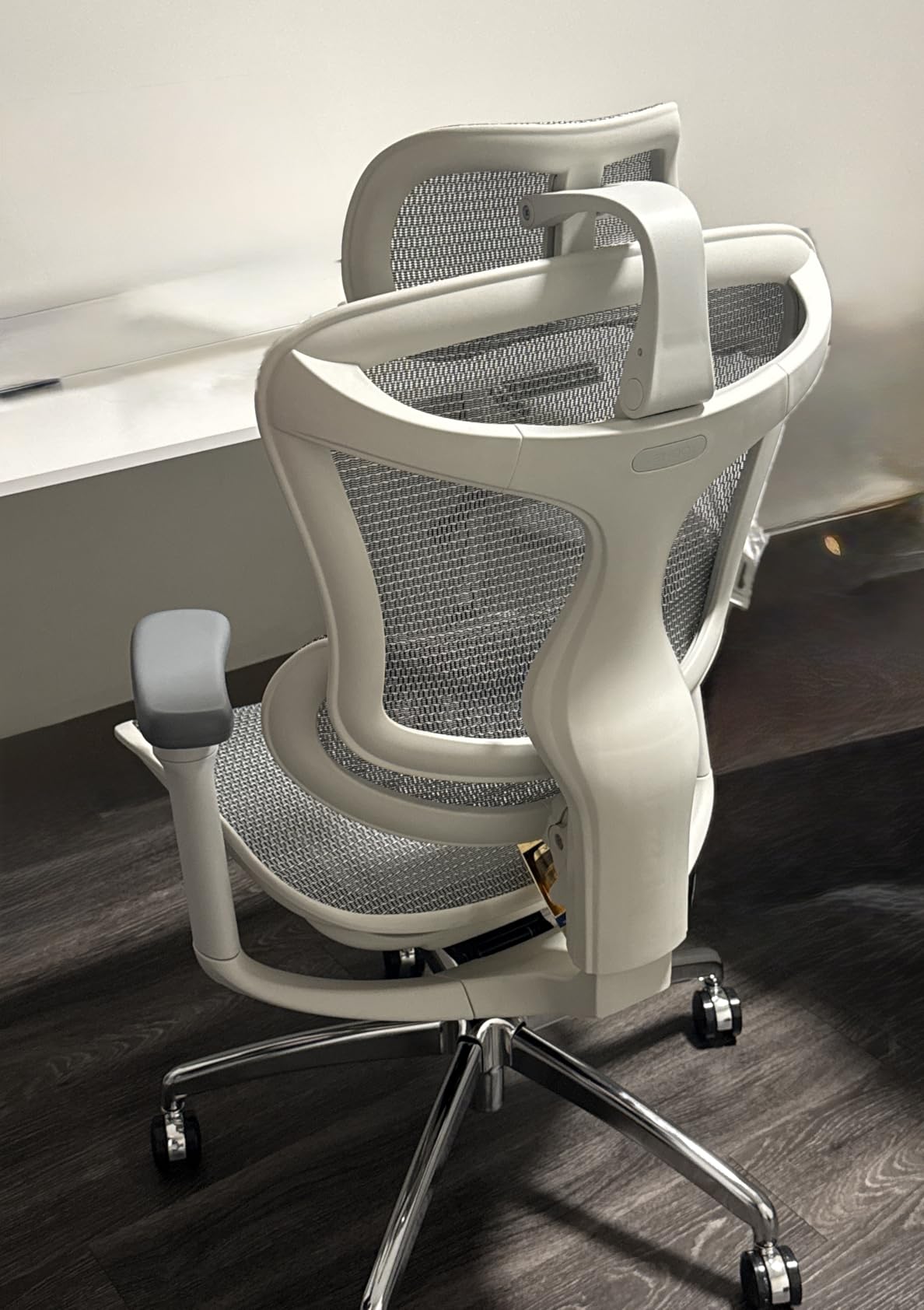 SIHOO Doro C300 Pro V2 Ergonomic Office Chair with Footrest, Grey | Full-Body Adaptive Support, 8D Armrests & Breathable Mesh, Comfy High Back Computer Desk Chair for Long Hours, 135° Recline customer photo 2
