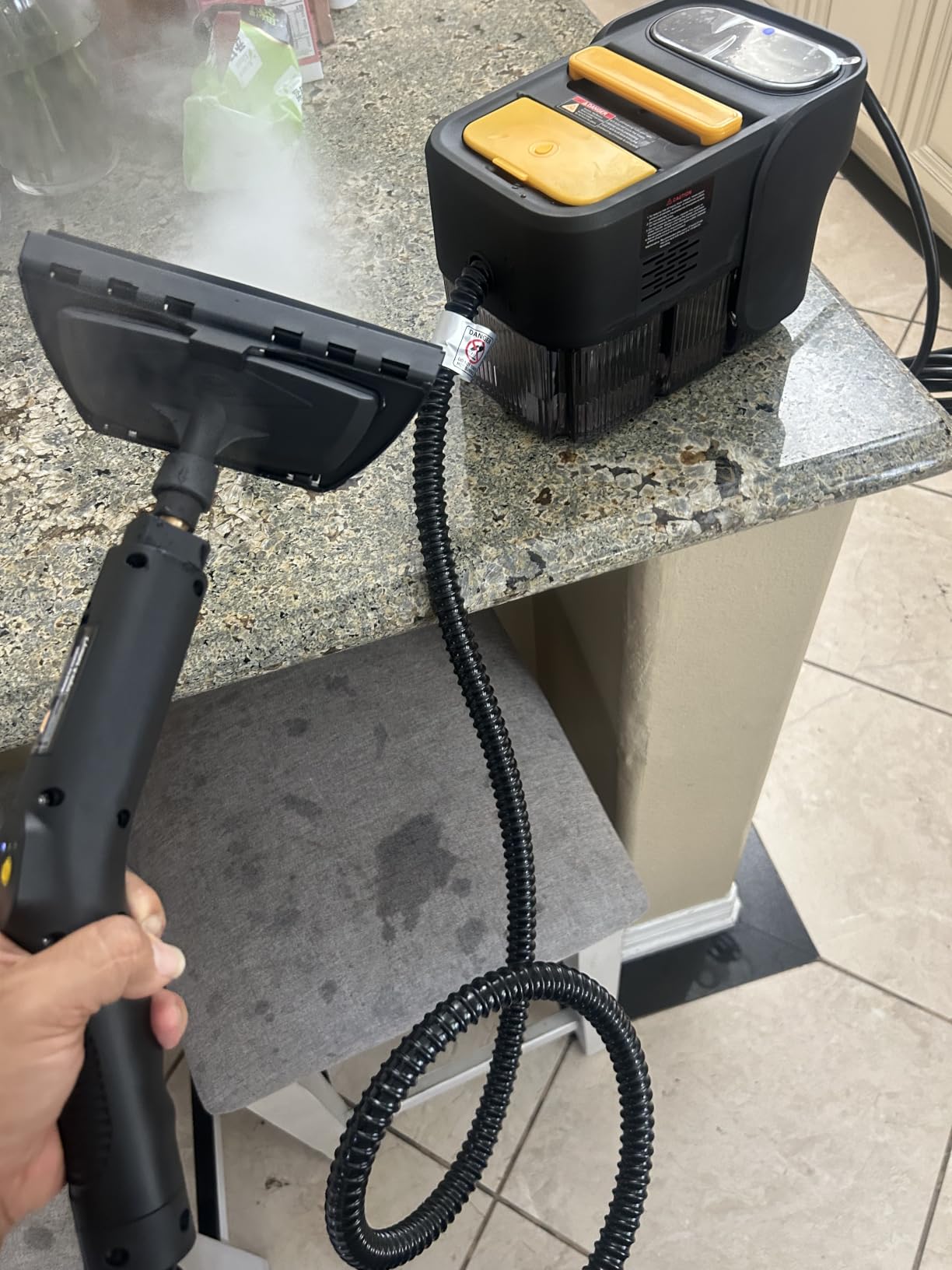 WolfClean Steam Cleaner, 3 Level Adjustable Handle with 18 Accessories customer photo 1