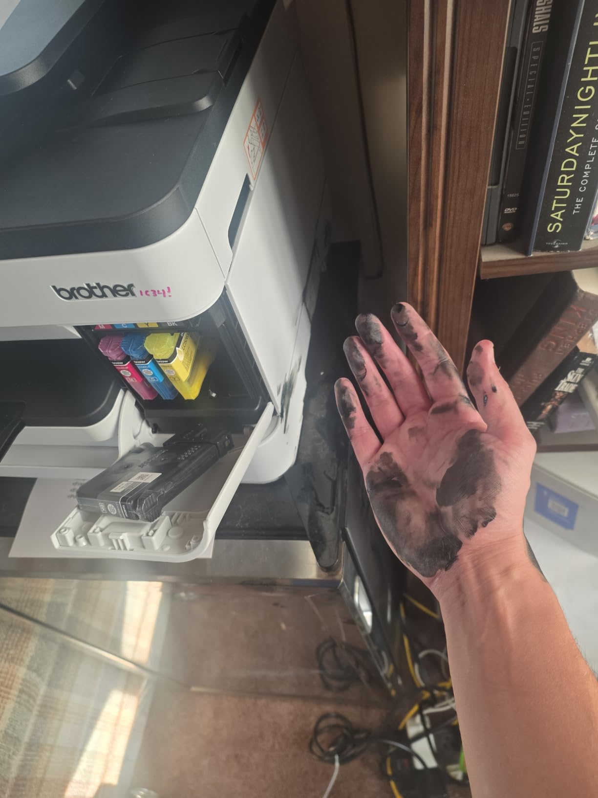Brother INKvestment 5110 Wireless Color Inkjet All-in-One Printer with a 500-sheet Paper Tray Capacity and a 4.3