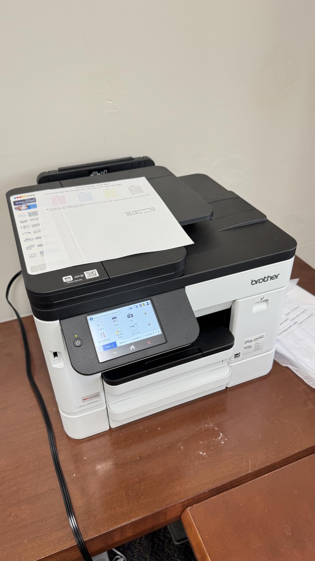 Brother INKvestment 5110 Wireless Color Inkjet All-in-One Printer with a 500-sheet Paper Tray Capacity and a 4.3