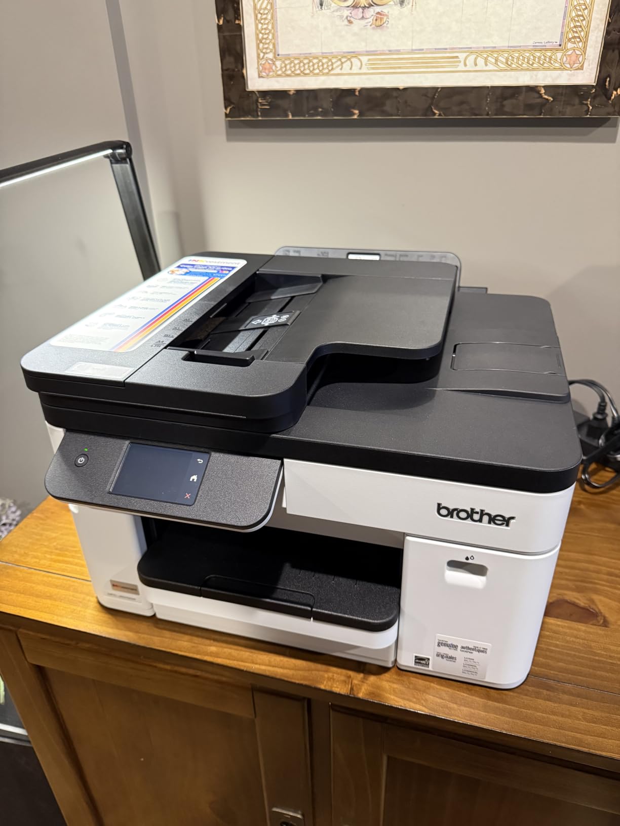 Brother INKvestment 5010 Wireless Color Inkjet All-in-One Printer with Automatic 2-Sided Copy & Scan with 2.7