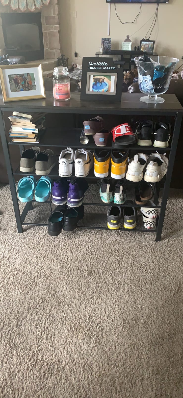 VASAGLE Shoe Cabinet with 3 Flip Drawers, Holds up to 24 Pairs of Shoes customer photo 1