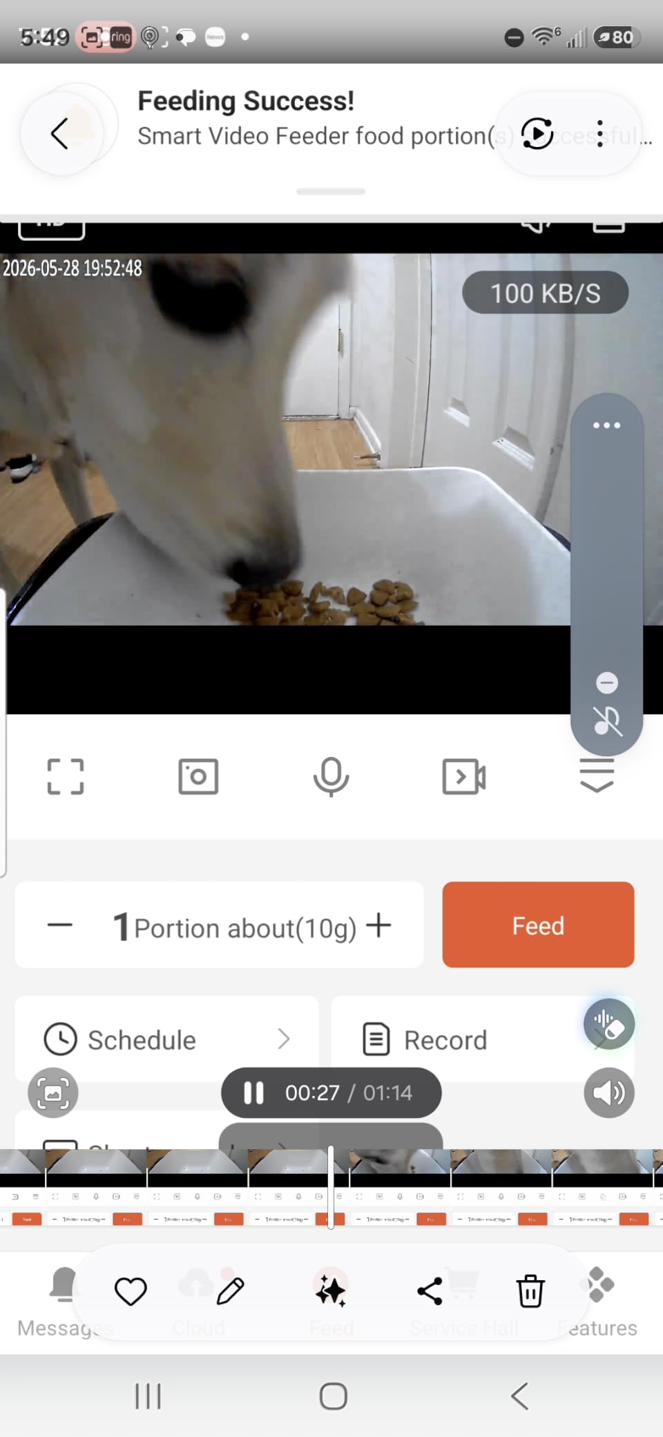 Gwozn Automatic Dog Feeder Large Breed: 15L/63-Cup Capacity for 23mm Kibble customer photo 1