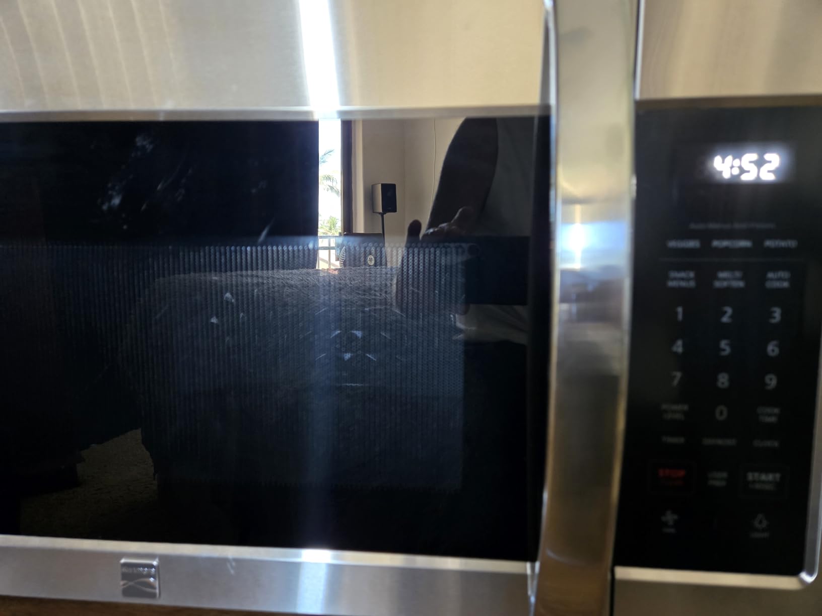 Kenmore Over-the-Range Microwave, 1.7 cu. ft., 1000W, 300 CFM Vent Fan, Black customer photo 2