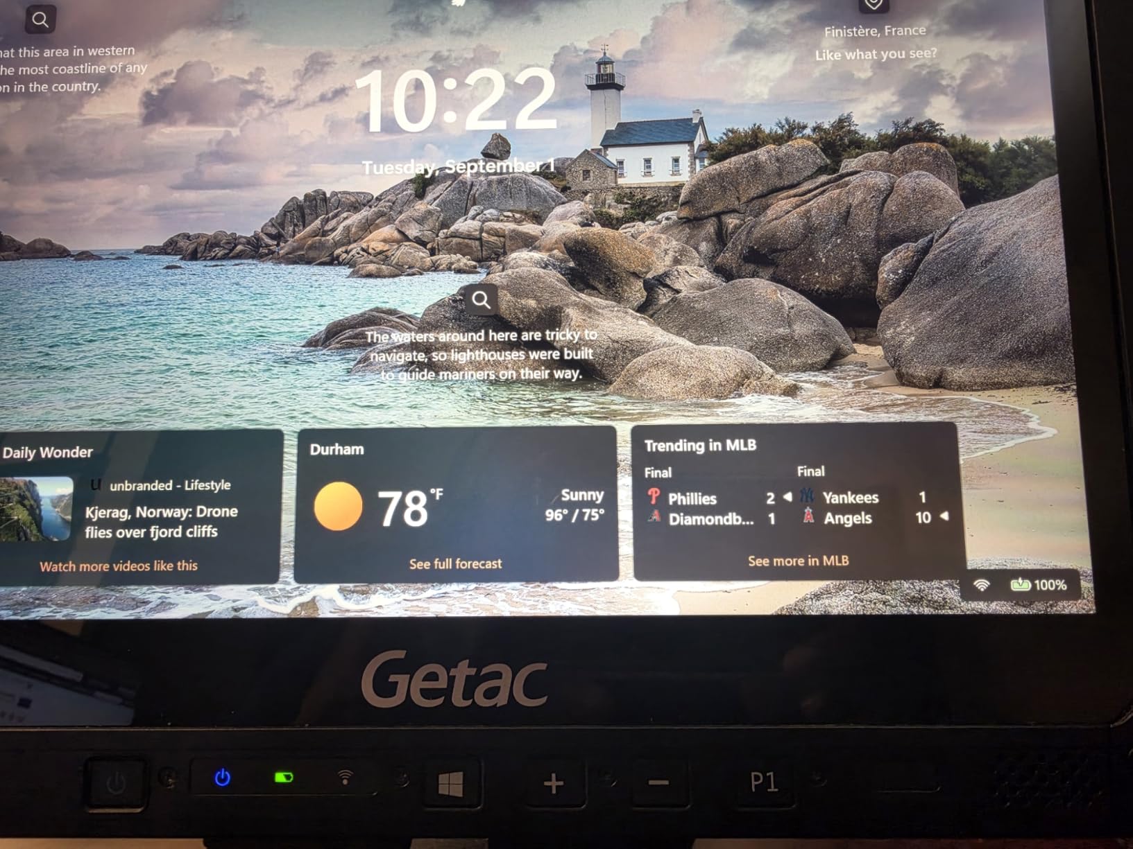 Getac K120 Rugged Tablet 12.5-inch FHD Touchscreen, Intel Core i5-8250U, 16 GB RAM, 256 GB SSD, HDMI, Thunderbolt 4, Windows 11 Pro (Renewed) customer photo 1