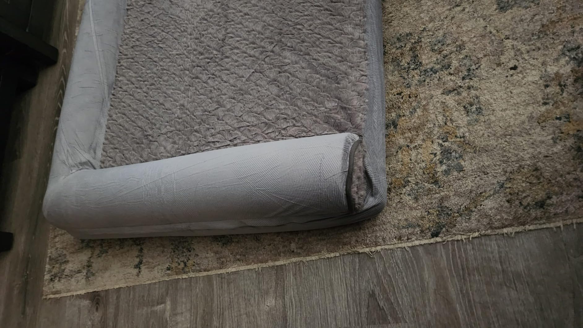 JOEJOY Chew Proof Indestructible Dog Bed for Large Dog, Chewproof Crate Pad customer photo 1