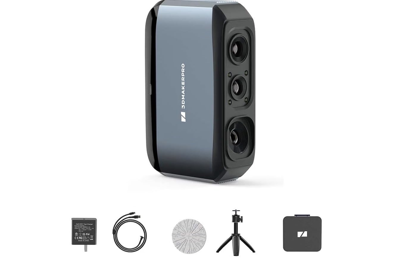 3DMakerpro 3D Scanner Moose, Handheld 3D Scanner for 3D Printing, Up to 0.03mm Accuracy, Suitable for Scanning Objects from 15mm to 1500mm, Premium Version customer photo 1