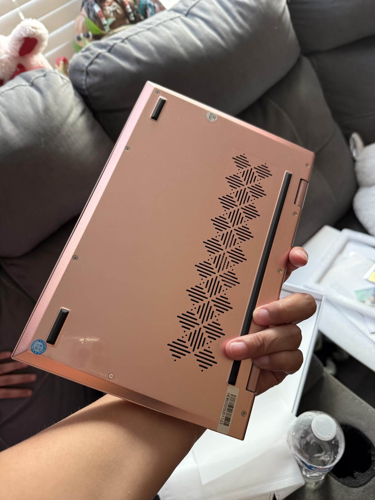 BINTEC 2 in 1 Laptop, 10.95 Inch 2K (2000x1200) Touchscreen, Windows 11 Pro, N95, 16GB DDR5 RAM 256GB SSD, Convertible Laptop Computer with Stylus Pen, Fingerprint, Backlit Keyboard, Gray customer photo 2