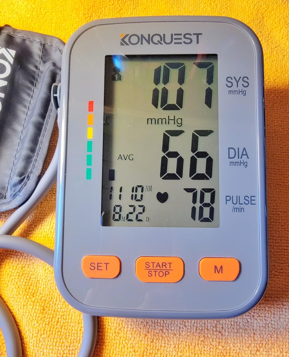 Konquest KBP-2704A Automatic Upper Arm Digital Blood Pressure Monitor - Large Backlit Display - Irregular Heartbeat Detector - Blood Pressure Monitor for Home Use - Digital BP Cuff Tensiometro customer photo 2