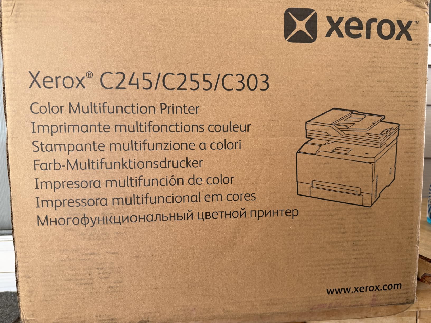 Xerox C303a Wireless Color Laser All-in-One Printer | Compact Color Print, Scan, Copy & Fax, 32 ppm performance, hassle-free wireless setup, ideal for hybrid & small/mid-size customer photo 2
