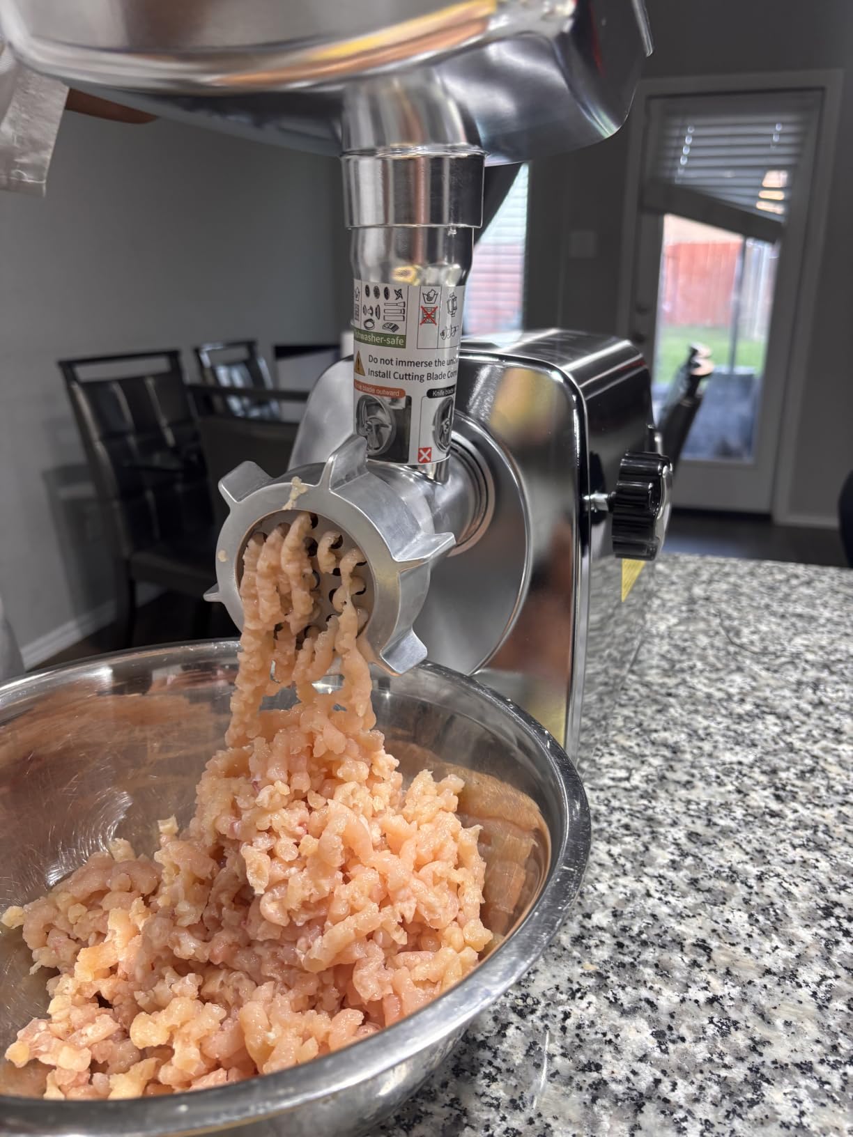AAOBOSI #12 Heavy Duty Meat Grinder, 3000W, Built for Hunting & Wild Game customer photo 2