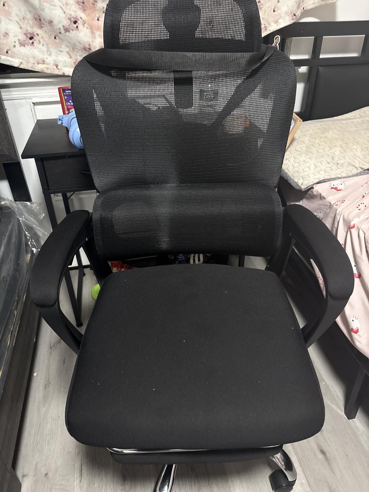 Ergonomic Office Chair with Footrest, 90-145° Reclining Mesh Desk Chair | Adjustable Lumbar Support & Headrest, High Back Mesh Computer Chair for Home Office/Gaming, 350lbs Capacity customer photo 2