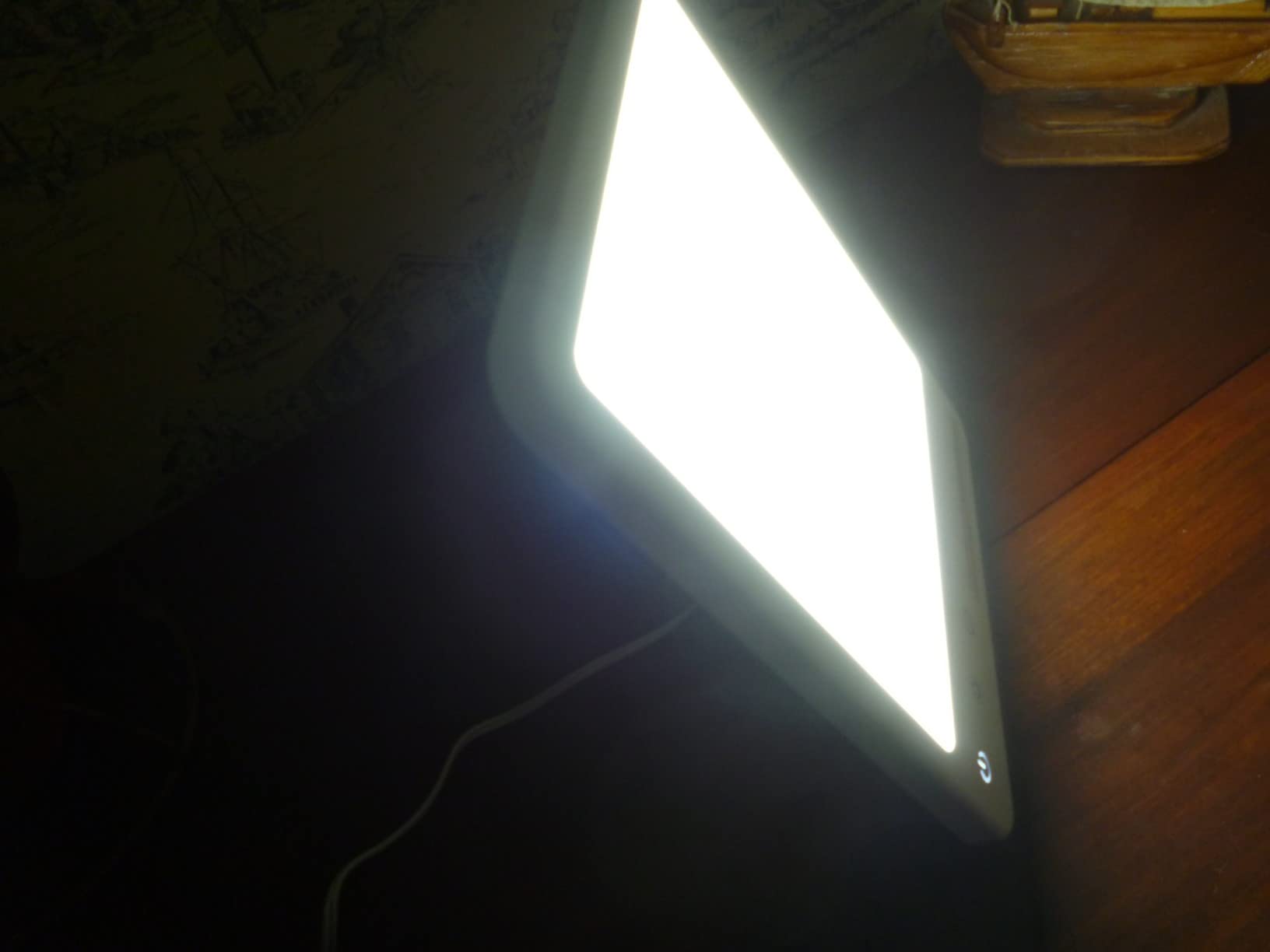 LASTAR 10000 Lux Full Spectrum Sun Lamp, UV-Free Natural Daylight Lamp for Home Office, 4 Color Temperatures (3000K-6500K), 5 Brightness Levels, 4 Timer Settings, Desk or Wall Mount Sunlight Lamp customer photo 1