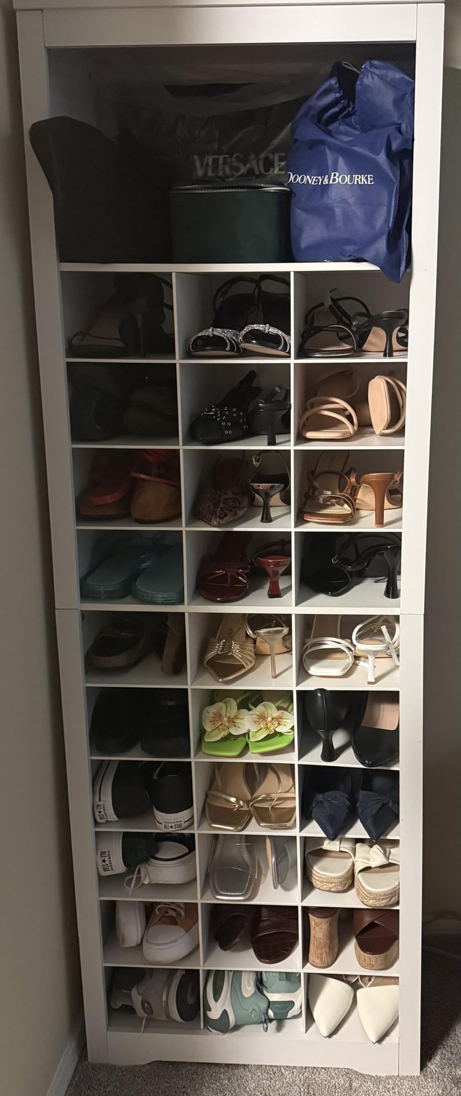 VASAGLE Tall Shoe Storage Cabinet, 10‑Tier, Holds Up to 50 Pairs of Shoes customer photo 1