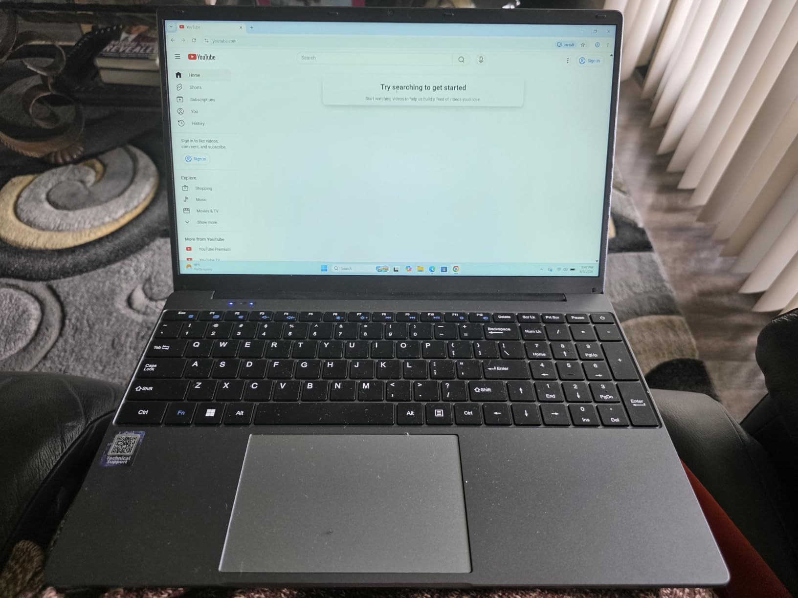 15.6'' AI Laptop with Office 365 12GB RAM 256GB SSD Win 11 Laptops customer photo 2