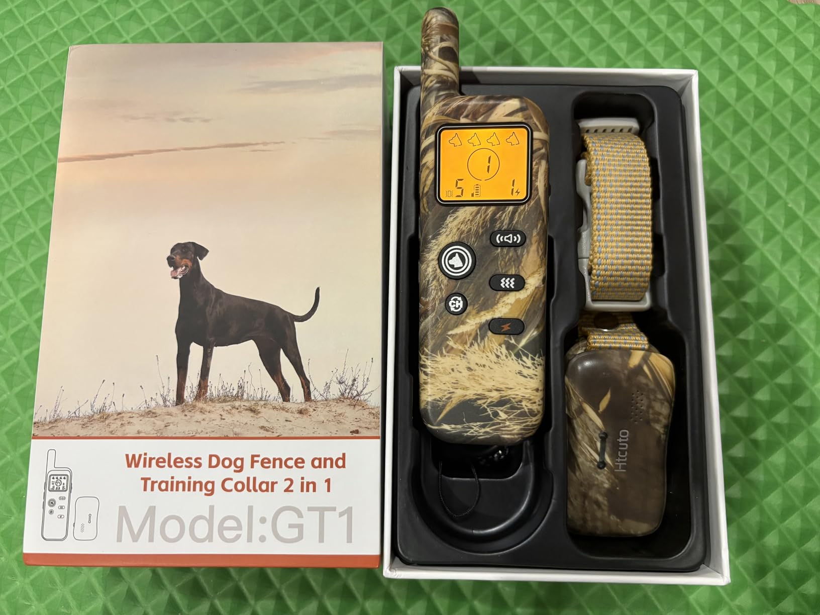 Htcuto Wireless Dog Fence System for 2 Dogs Electric Dog Fence customer photo 1