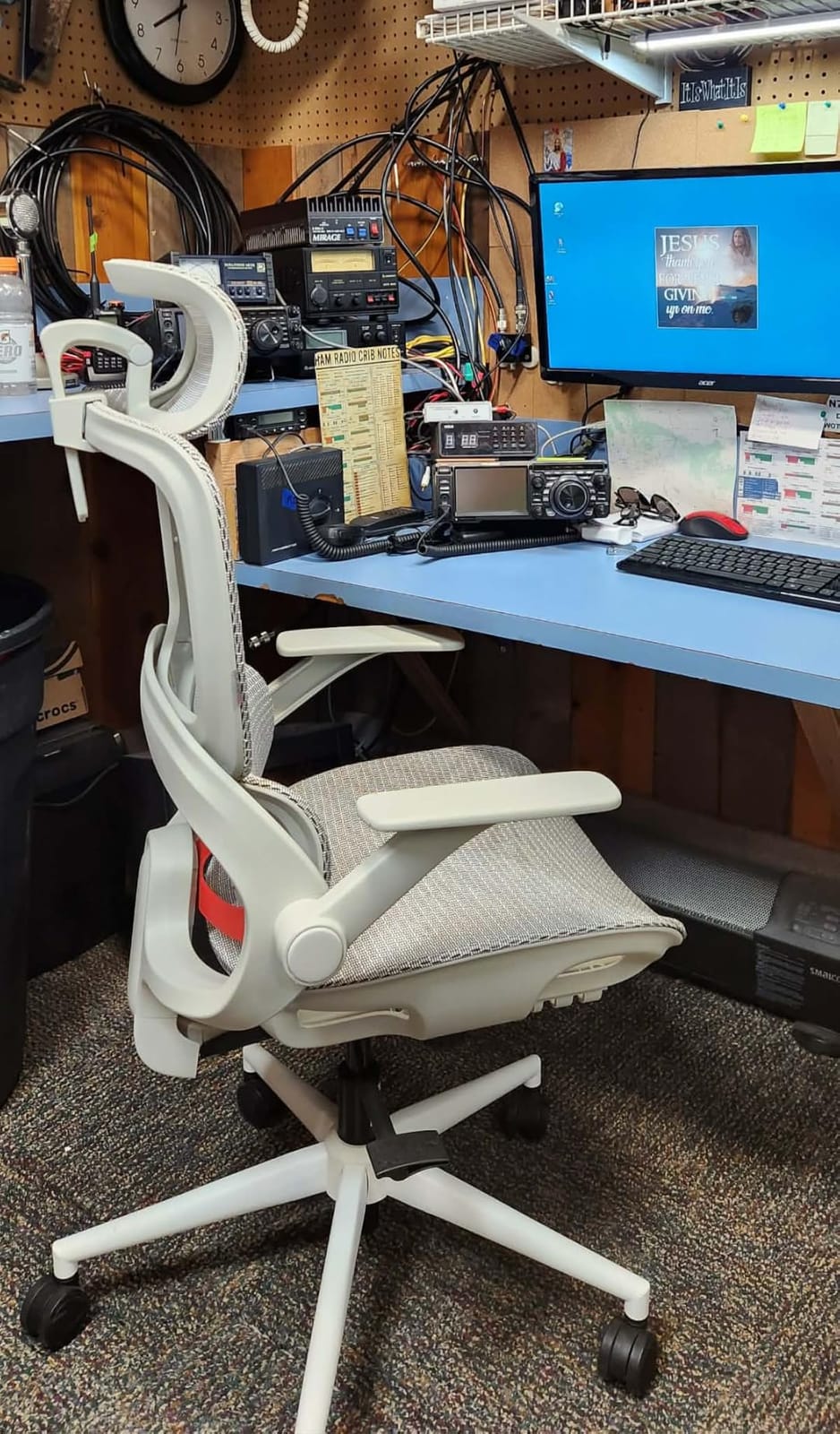 SIHOO B100 SE Ergonomic Office Chair, Desk Chair with Lumbar Support 300lbs | Soft Memory Foam, Flip-up Armrests, Comfy Computer Chair for Home Office, 3-Gear 110-135 degree tilt - Black customer photo 2