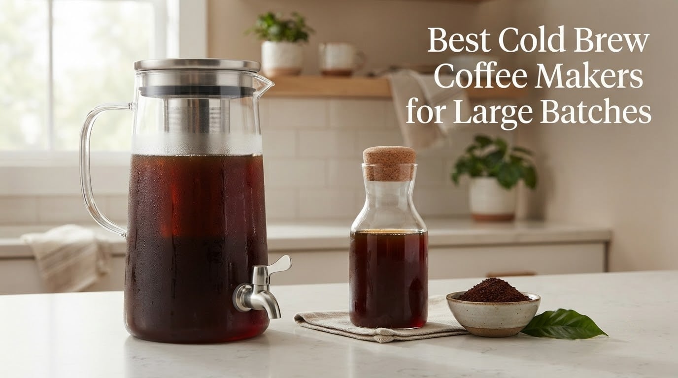 Best Cold Brew Coffee Makers for Large Batches