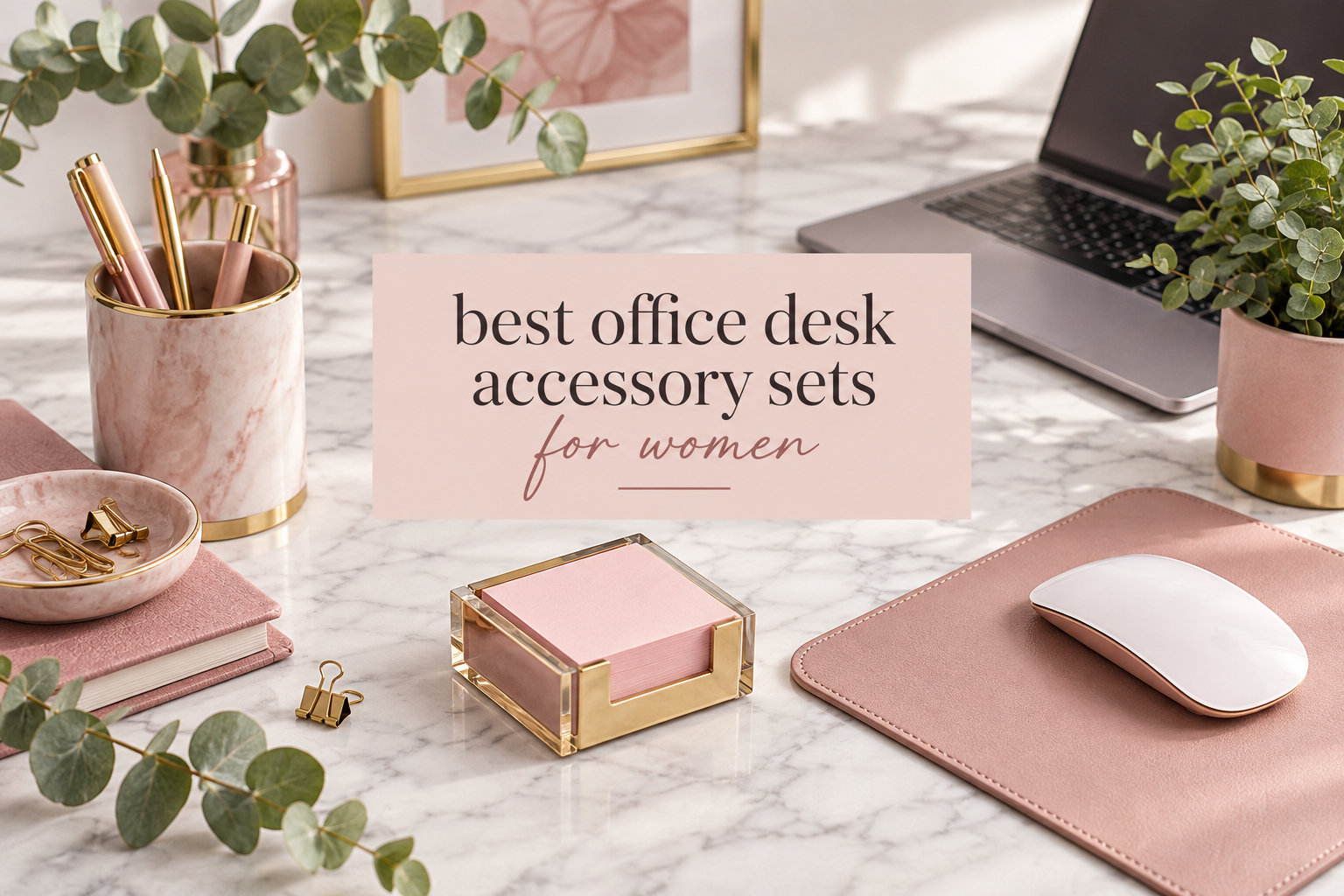 best office desk accessory sets for women