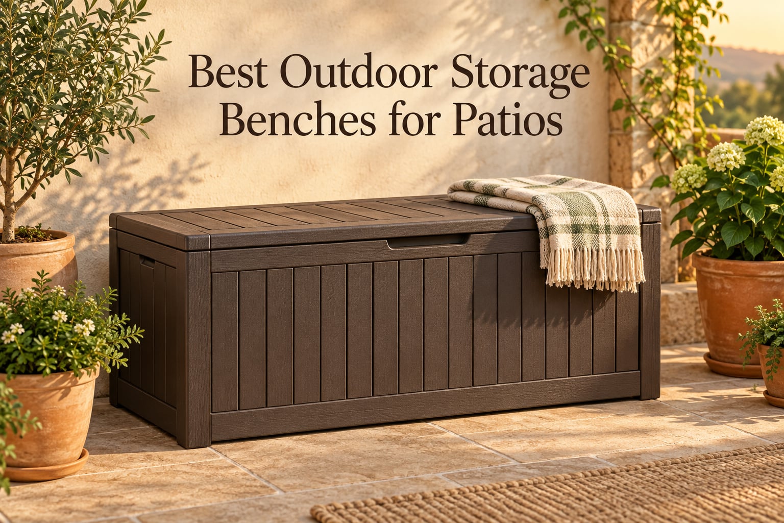 Best Outdoor Storage Benches for Patios