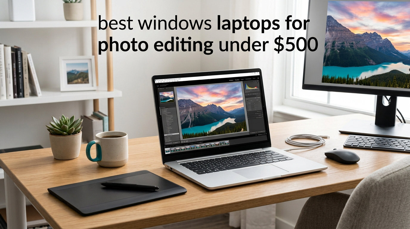 best windows laptops for photo editing under $500