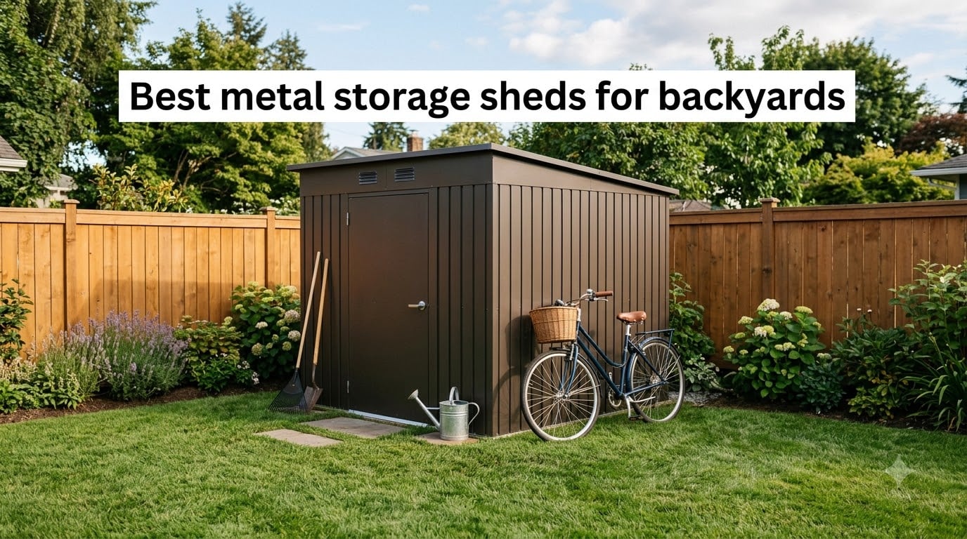 Best metal storage sheds for backyards