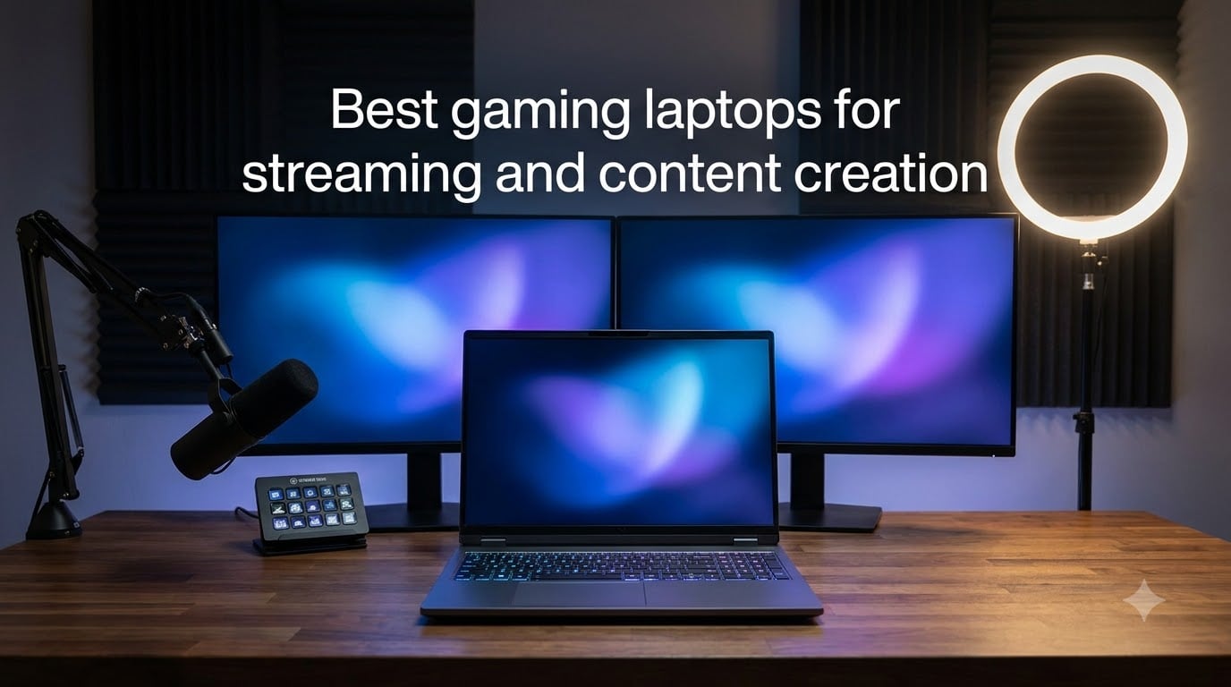 Best gaming laptops for streaming and content creation