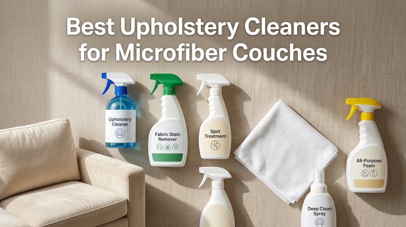 Best Upholstery Cleaners for Microfiber Couches