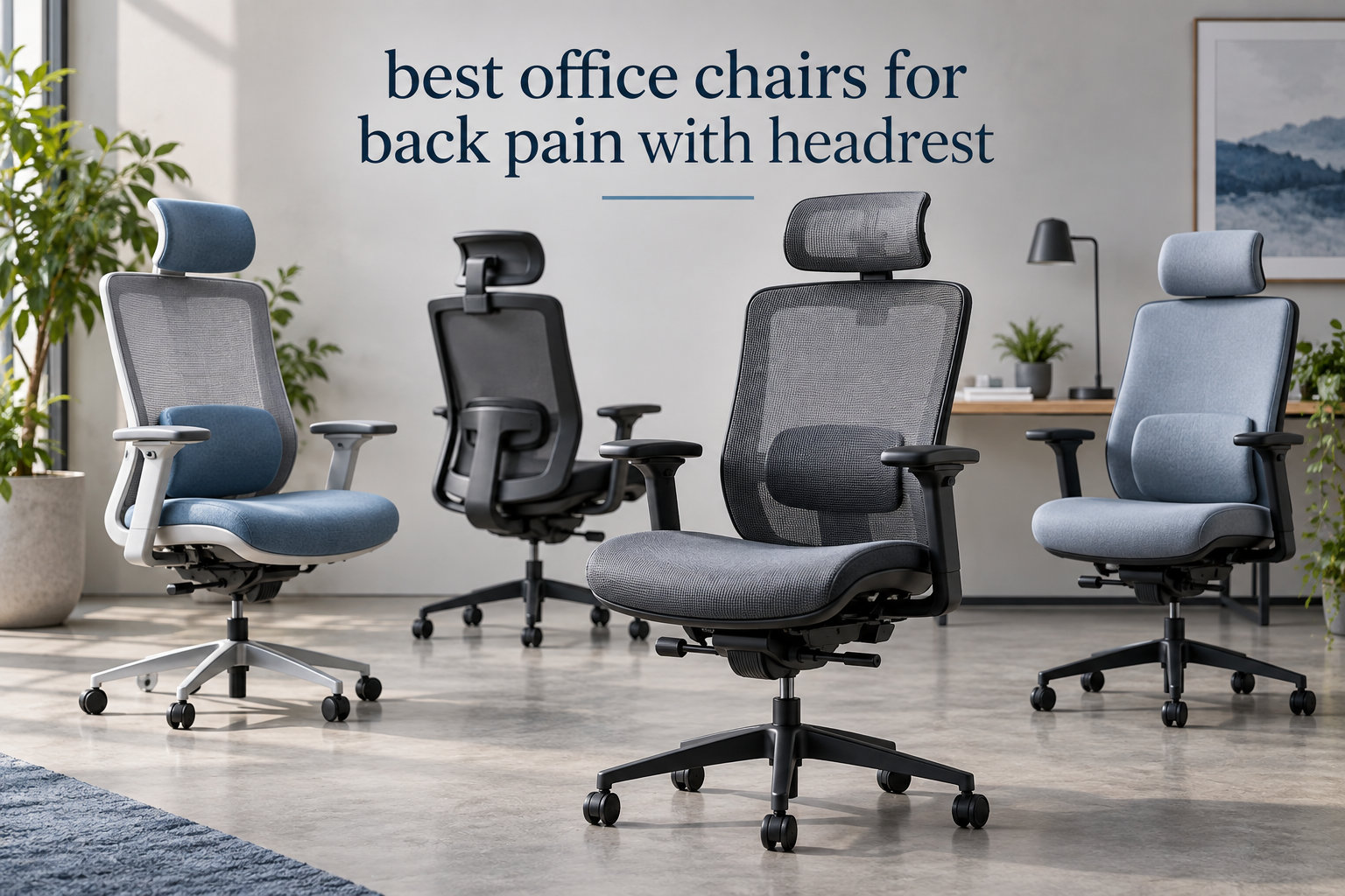 best office chairs for back pain with headrest