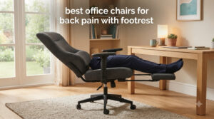 best office chairs for back pain with footrest