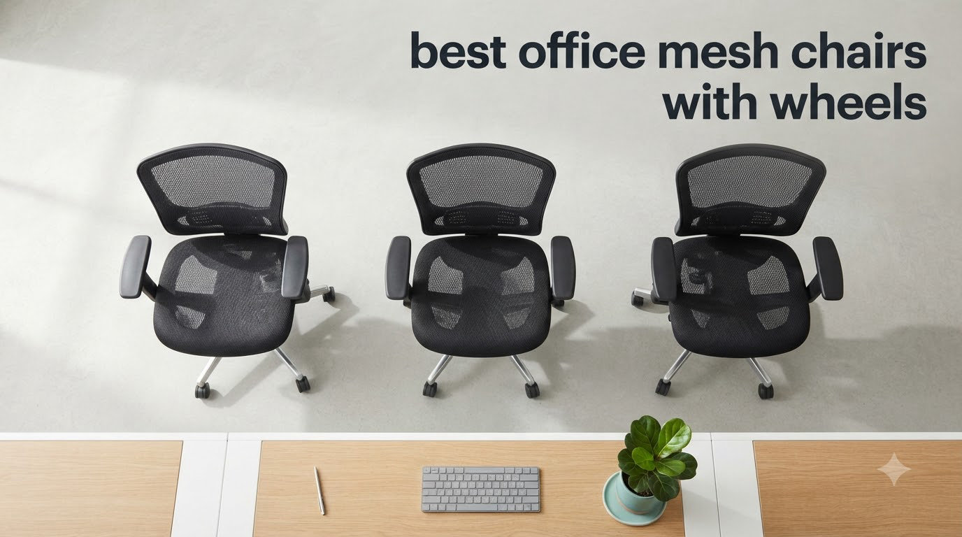 best office mesh chairs with wheels