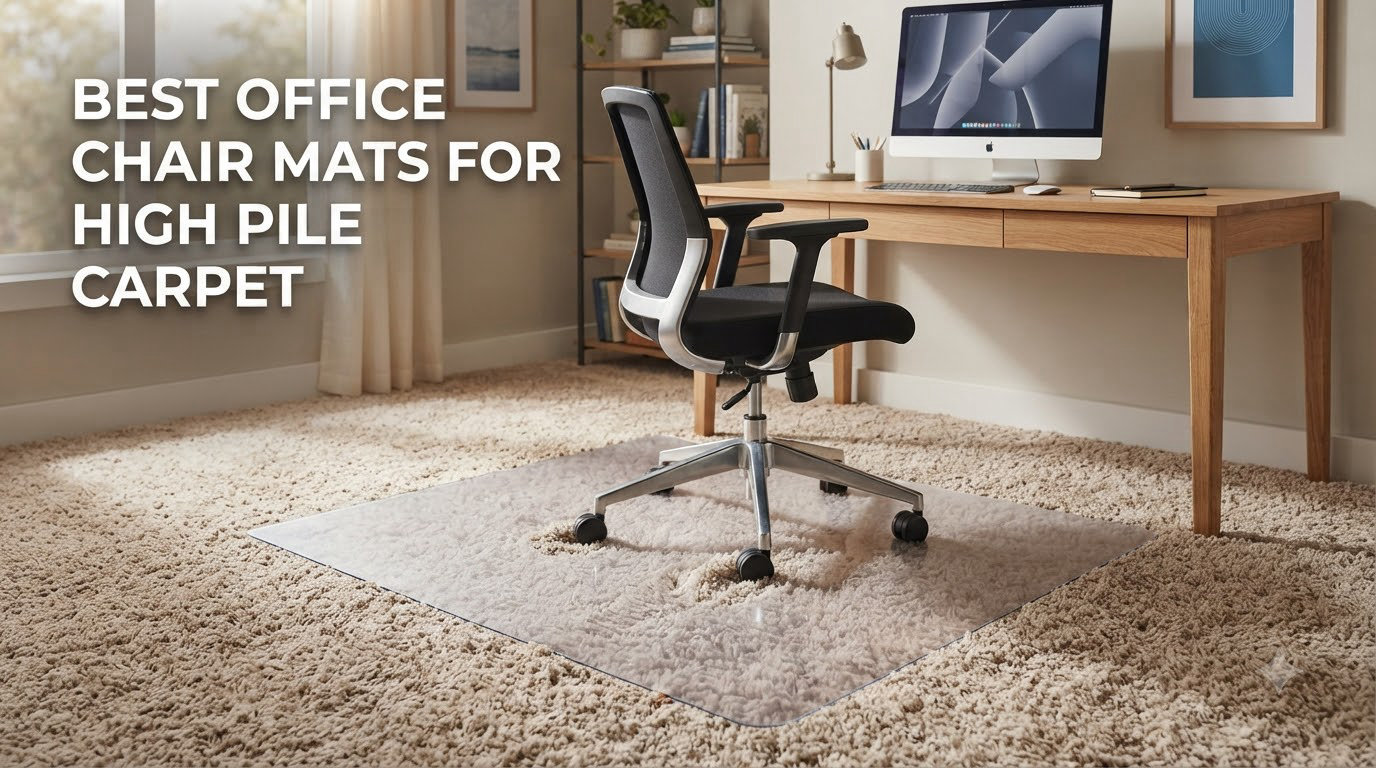 best office chair mats for high pile carpet