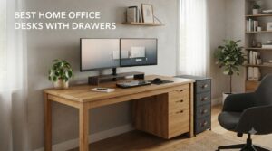 best home office desks with drawers
