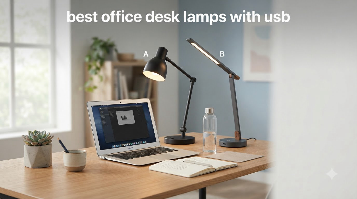 best office desk lamps with usb