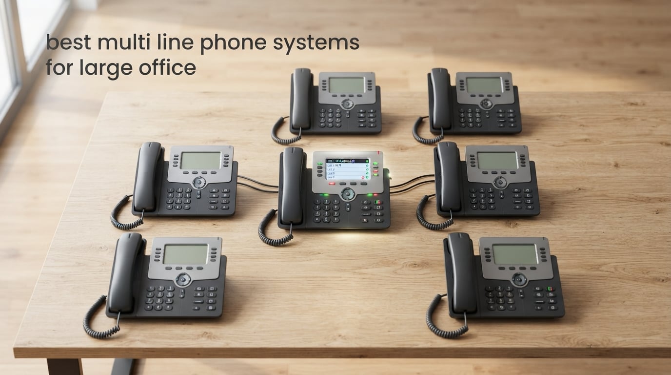 best multi line phone systems for large office