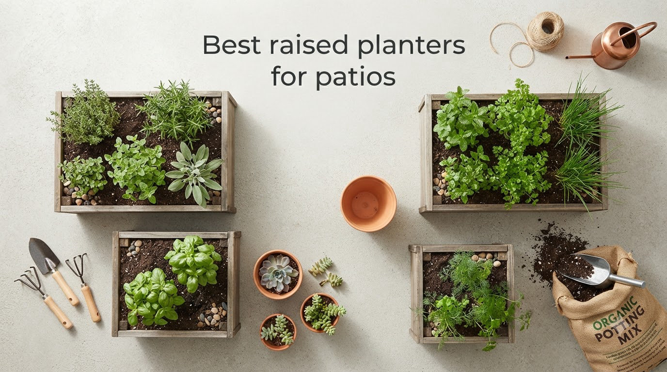 Best raised planters for patios