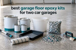 best garage floor epoxy kits for two car garages