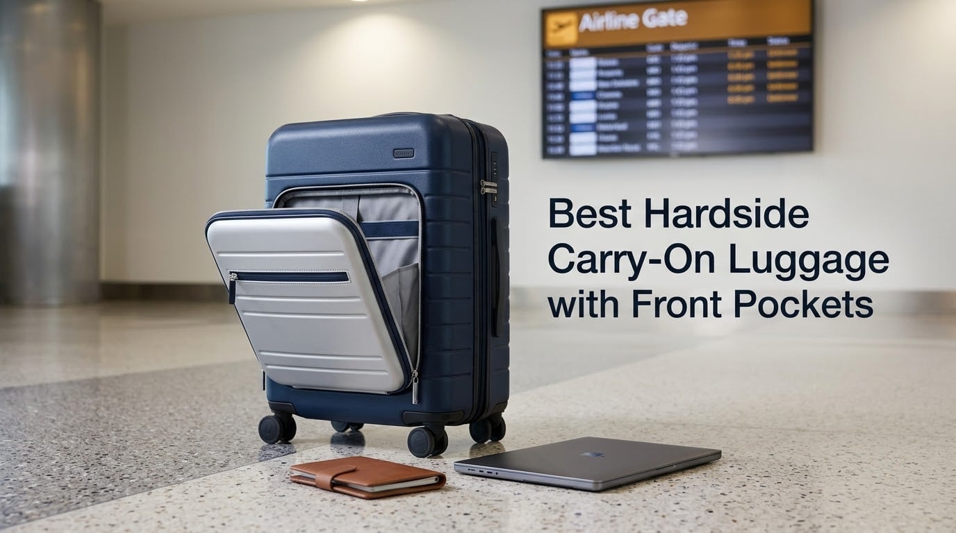 Best Hardside Carry-On Luggage with Front Pockets
