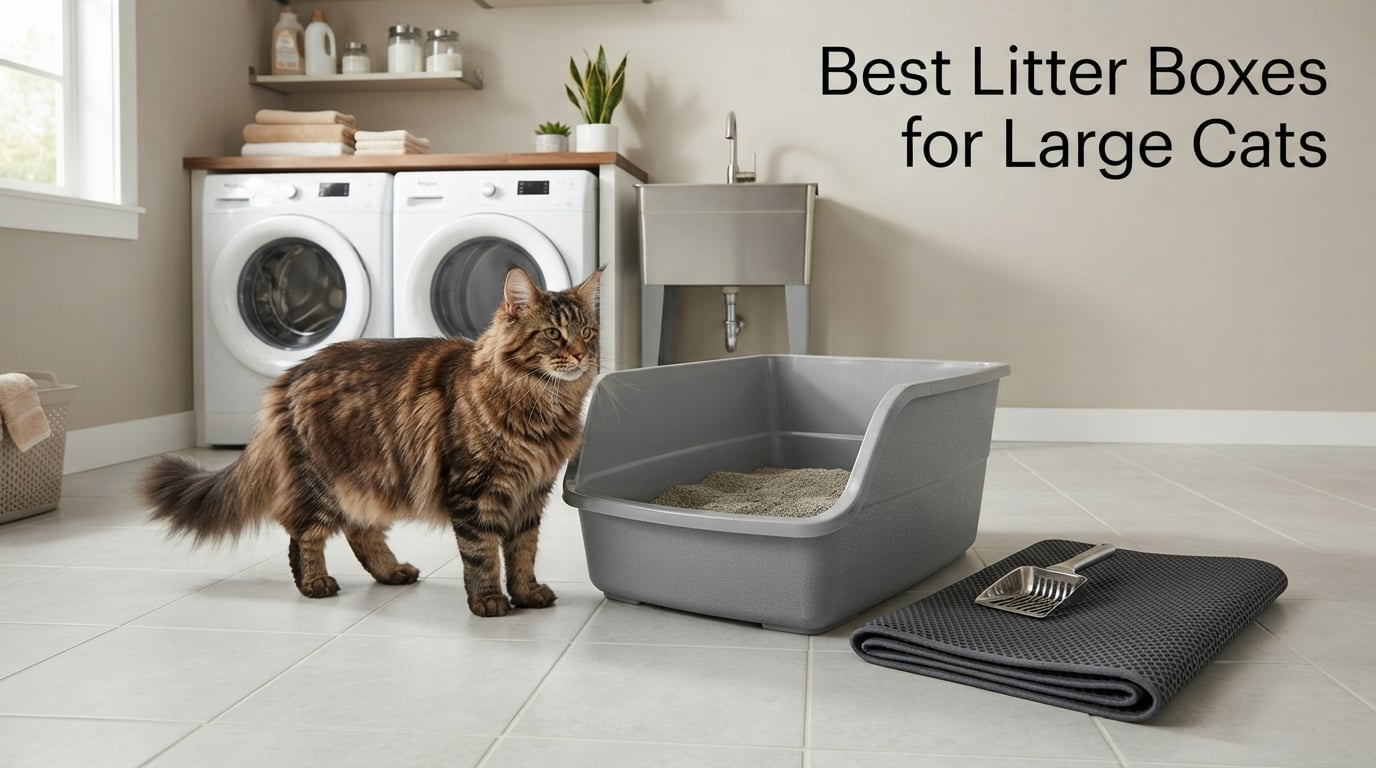 Best Litter Boxes for Large Cats