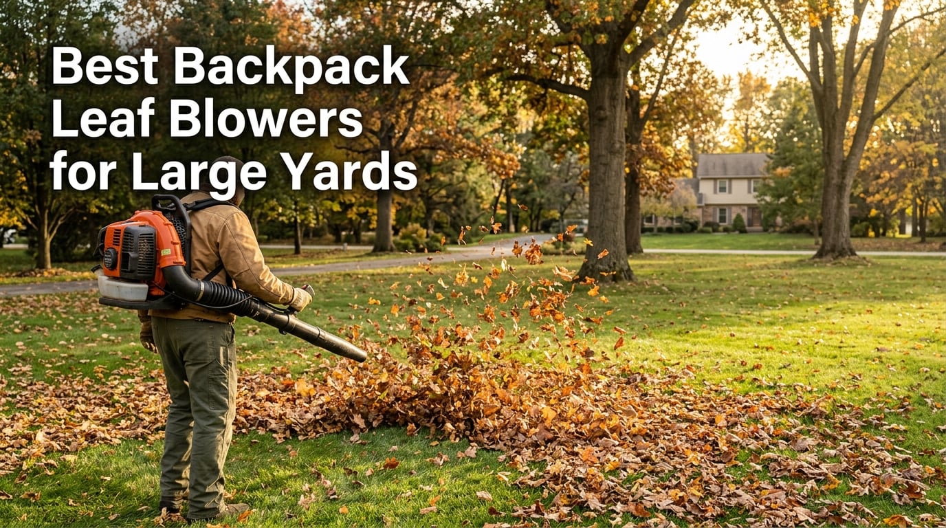Best Backpack Leaf Blowers for Large Yards