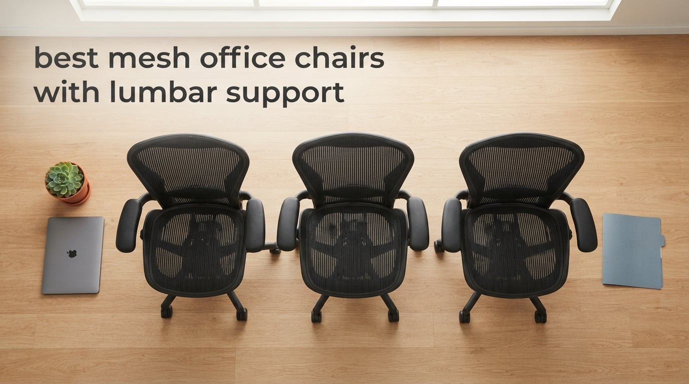best mesh office chairs with lumbar support