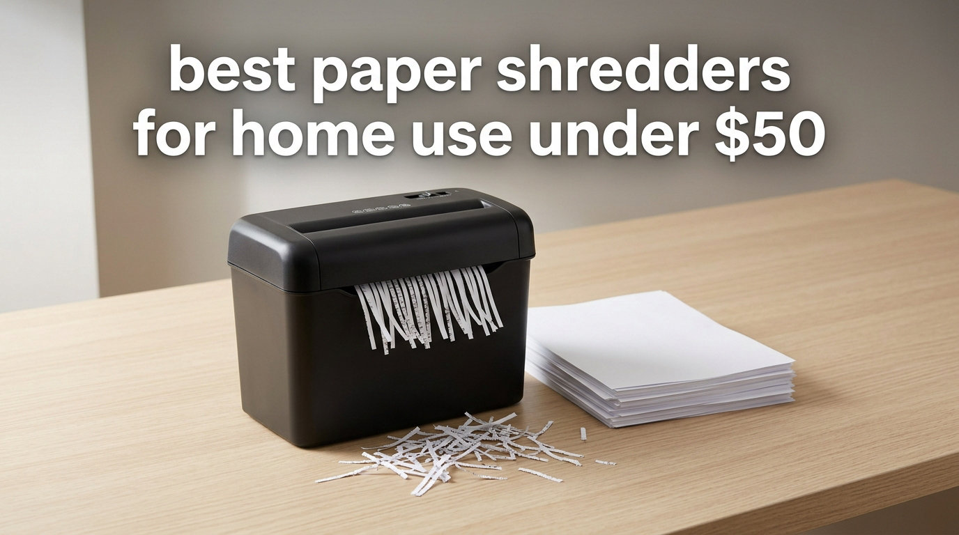 best paper shredders for home use under $50