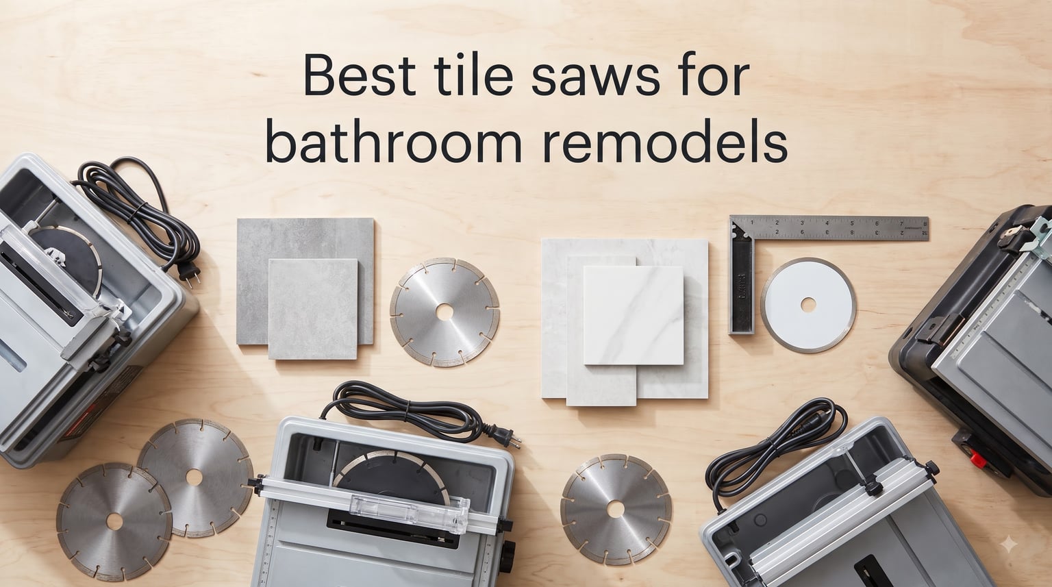 Best tile saws for bathroom remodels